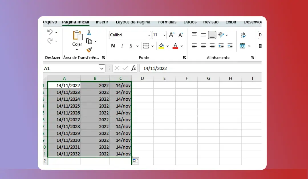 Preencher Automaticamente Datas ou Meses no Excel