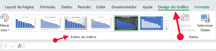 Altere o estilo do diagrama