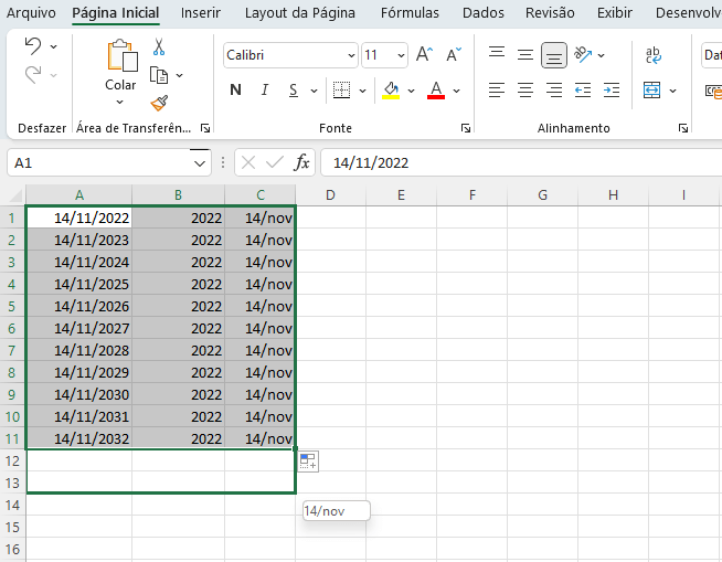 Como Preencher Automaticamente Datas Ou Meses No Excel