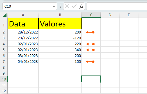 Aplicação de Filtro para Somar Números Positivos no Excel