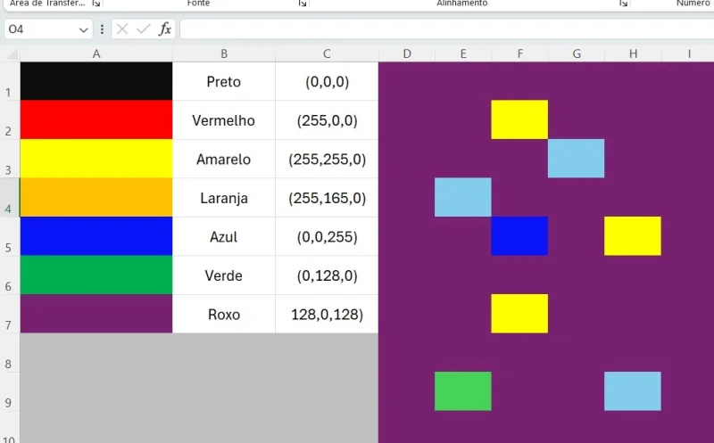 Alterar a Cor da Fonte Usando VBA