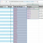 criar uma lista resumida na planilha de Excel