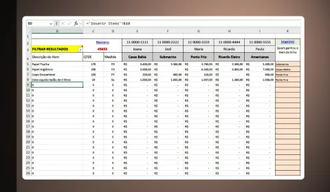 Como Usar a Planilha de Cotação de Preços