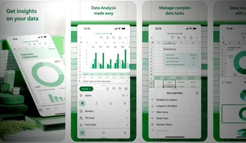 Baixar o Aplicativo do Microsoft Excel na App Store