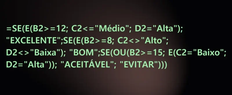 Conceitos Fundamentais das Funções SE, E, OU no Excel
