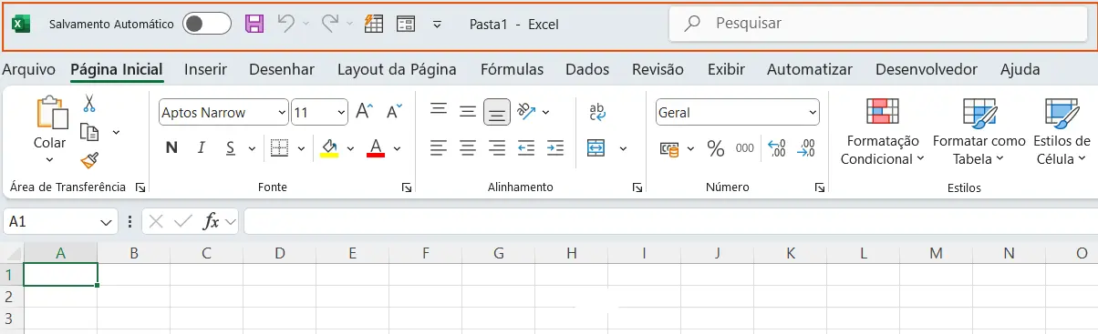 O que é a Barra de Acesso Rápido no Excel