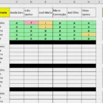Planilha de Registro de Presença