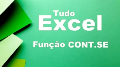 Função CONT.SE do Excel
