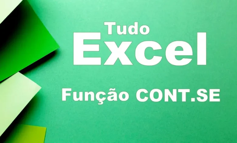 Função CONT.SE do Excel