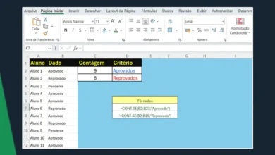 Utilizar a Função CONT.SE para Contagem Condicional
