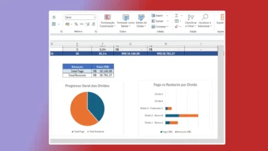 Planilha de Controle de Dívidas no Excel