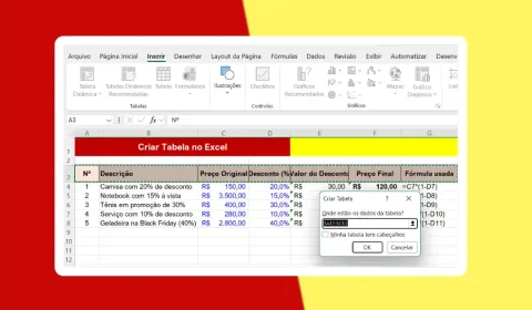 Como Criar Tabelas Automáticas no Excel do Zero