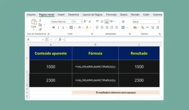 Função TIRAR no Excel: Saiba Como Usar e Para Que Serve