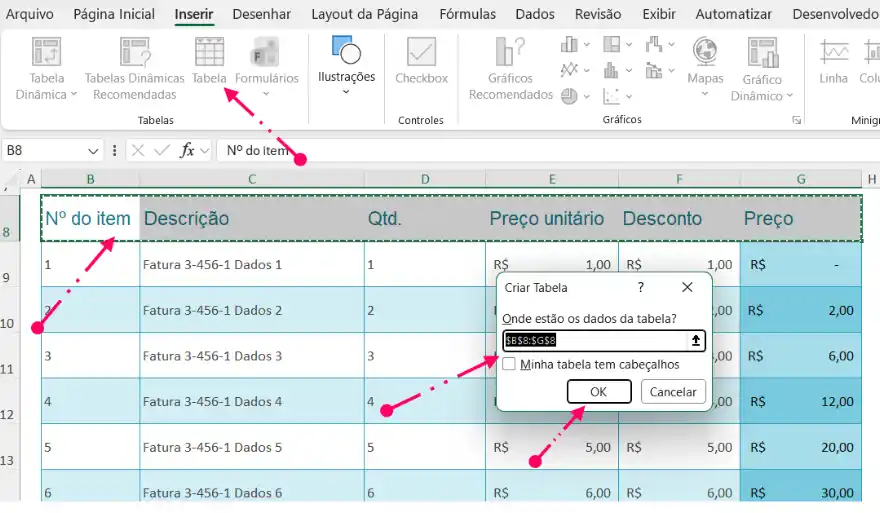 Como Converter Planilha Normal em Formato de Tabela