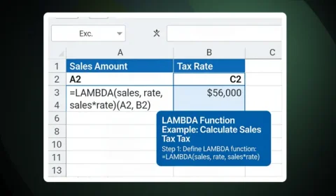 Excel com IA: como usar LAMBDA
