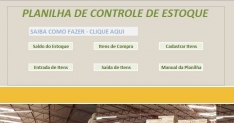 Fazer uma Planilha de Controle de Estoque Passo a Passo