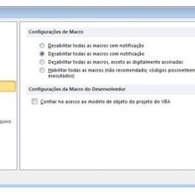 Como usar a Macro no Microsoft Excel 2007 a 2019